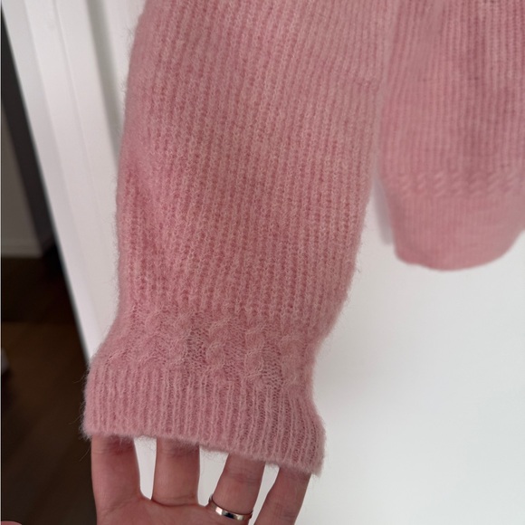 Sezane Pink Othello Cardigan - Picture 3 of 10